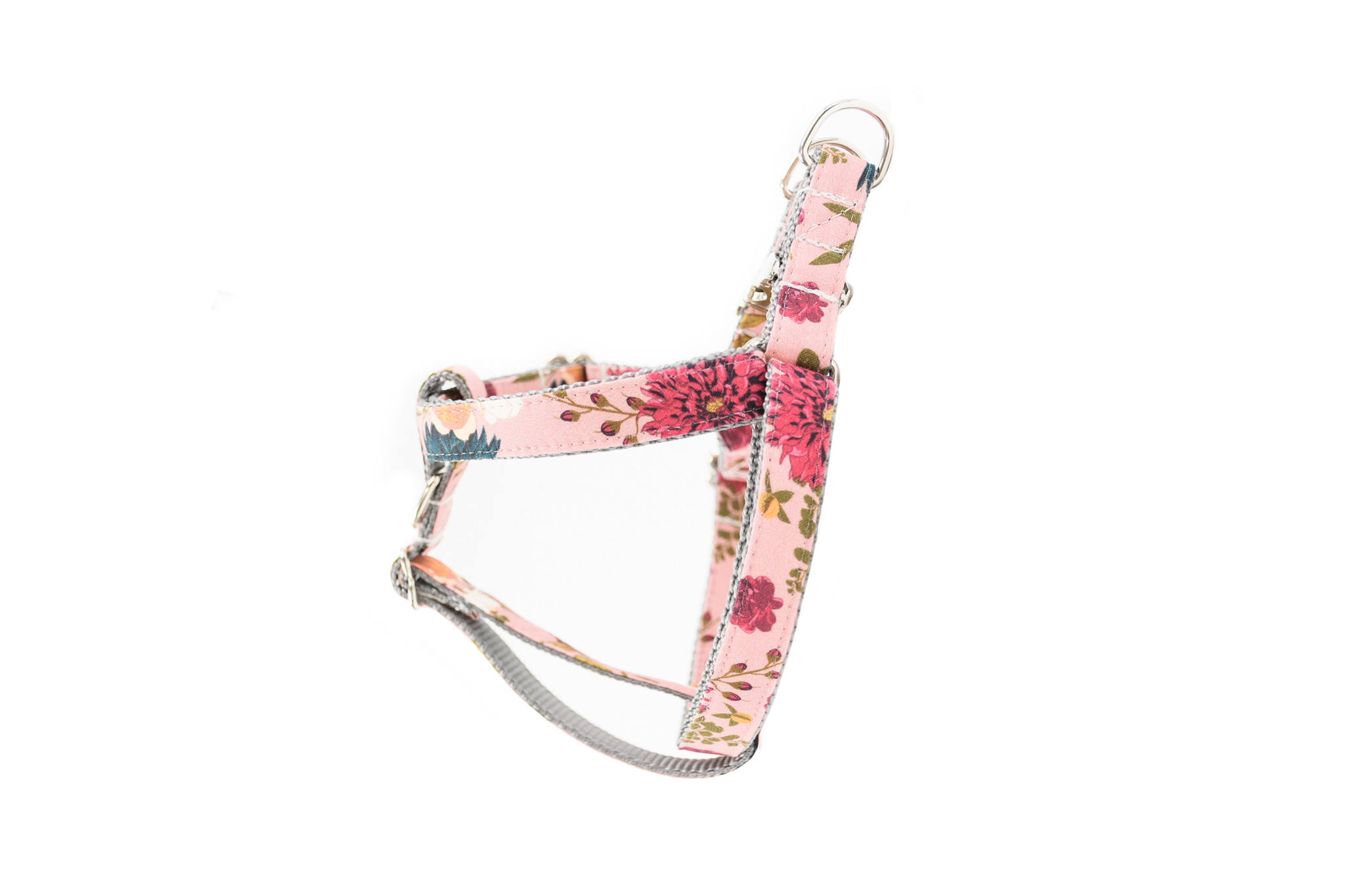 Juliet Floral Canvas No Pull Dog Harness Made in Canada Danes Divas